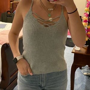American Eagle sweater tank